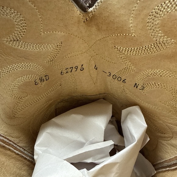 Panhandle Slim Western Boots Mens 8.5 D Brown Leather Cowboy Pull On - Picture 12 of 16